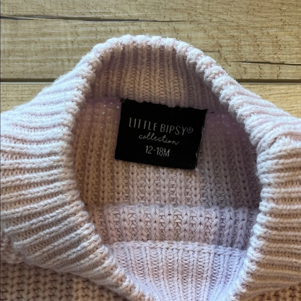 Little Bipsy Pale Lavender Crewneck Sweater